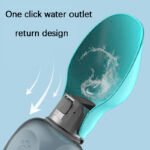 Garrafa de Água Portátil para Cão 800 ml – Bebedouro Dobrável Anti-Derrame para Passeios - Image 6