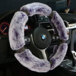 Capa de Volante em Pelúcia com Brilhantes – Capa de Inverno para Volante de Carro - Image 5