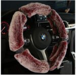 Capa de Volante em Pelúcia com Brilhantes – Capa de Inverno para Volante de Carro - Image 7