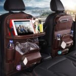 Organizador para Banco de Carro em Pele PU – Bolsa Multifunções com Tabuleiro