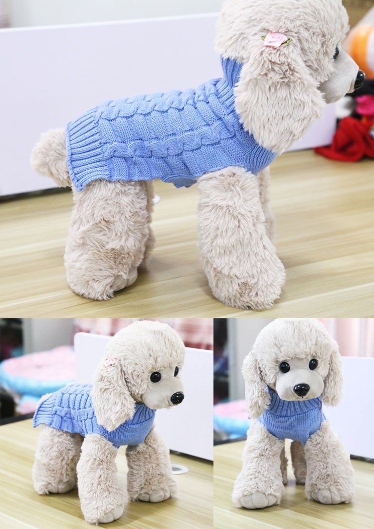 Camisola de Malha para Cão – Roupa de Inverno para Animais de Estimação