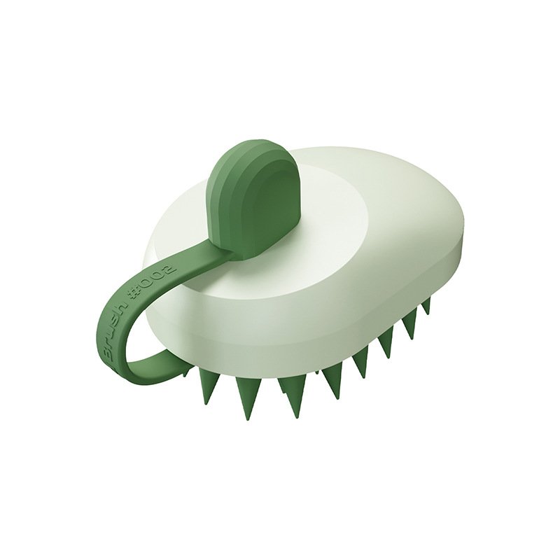 Escova de Banho em Silicone para Cão e Gato – Massagem e Remoção de Pelo