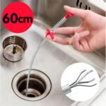 Desentupidor de Canos em Mola 60 cm – Remove Cabelos e Entupimentos do Lava-Loiça