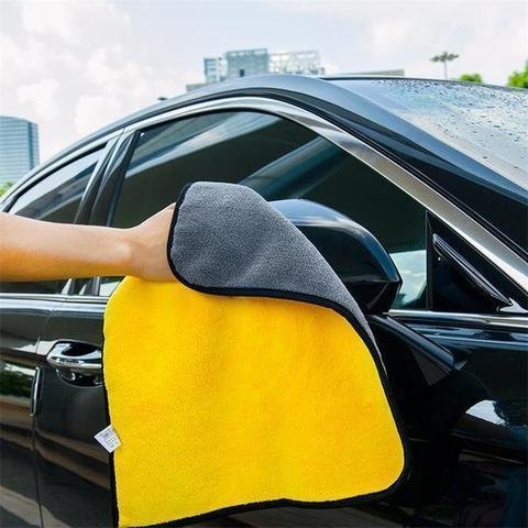 Toalha de Microfibra Dupla Face para Lavagem e Secagem do Carro