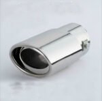 Ponteira de Escape em Aço Inox para Carro – Saída Cromada Universal