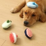 Escova de Banho em Silicone para Cão e Gato – Massagem e Remoção de Pelo - Image 4