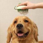 Escova de Banho em Silicone para Cão e Gato – Massagem e Remoção de Pelo - Image 9