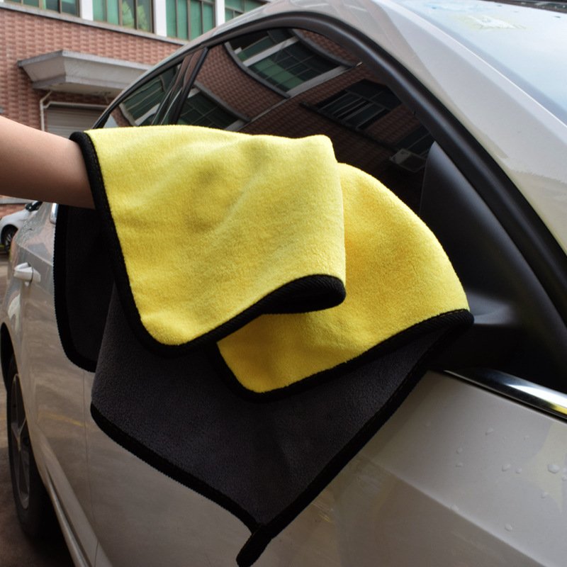 Toalha de Microfibra Dupla Face para Lavagem e Secagem do Carro