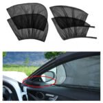 Cortinas de Sol para Janelas do Carro – Rede Anti-UV e Anti-Mosquitos (Frente e Trás)