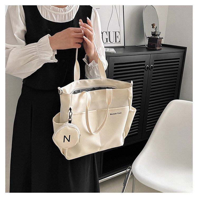 Mala Tiracolo em Lona – Mala de Ombro Feminina Casual
