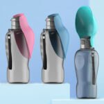 Garrafa de Água Portátil para Cão 800 ml – Bebedouro Dobrável Anti-Derrame para Passeios - Image 2