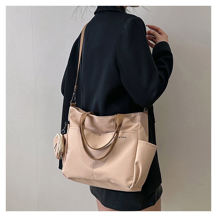 Mala Tiracolo em Lona – Mala de Ombro Feminina Casual