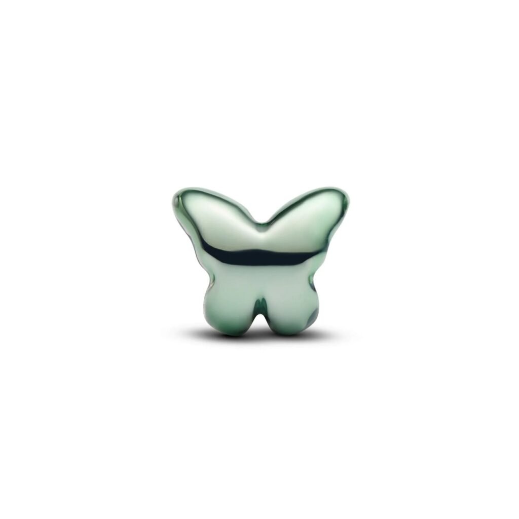 Pandora – Charm Borboleta em Prata 925 com Esmalte Verde (794783C01)