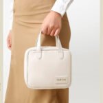 Bolsa de Maquilhagem em Pele PU de Grande Capacidade – Nécessaire de Viagem Concha - Image 7