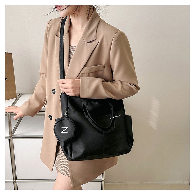 Mala Tiracolo em Lona – Mala de Ombro Feminina Casual