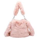 Mala de Mão em Pelo Macio – Mala de Ombro Feminina Outono/Inverno - Image 5