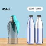 Garrafa de Água Portátil para Cão 800 ml – Bebedouro Dobrável Anti-Derrame para Passeios - Image 10