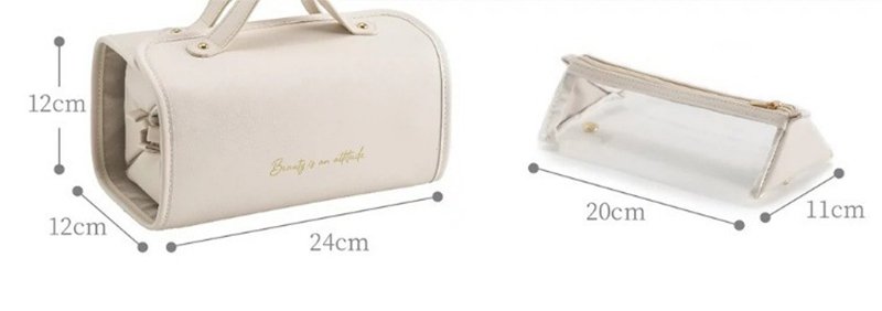 Bolsa de Cosmética Dobrável de Grande Capacidade – Nécessaire de Viagem Impermeável