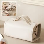 Bolsa de Cosmética Dobrável de Grande Capacidade – Nécessaire de Viagem Impermeável