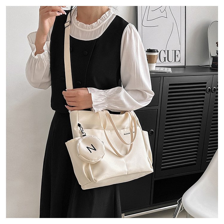 Mala Tiracolo em Lona – Mala de Ombro Feminina Casual