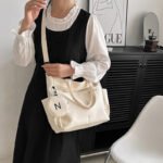 Mala Tiracolo em Lona – Mala de Ombro Feminina Casual - Image 7