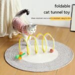 Túnel Dobrável em Espiral para Gato — Lilás