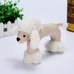 Conjunto de 3 Peluches com Apito para Cão — Elefante, Macaco e Caniche