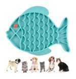 Tapete de Lamber em Silicone para Cão e Gato — Azul