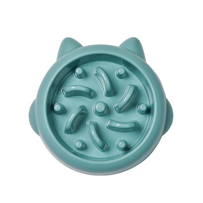 Comedouro Lento para Cão e Gato — Verde