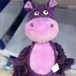 Hipopótamo de Peluche com Som para Cão — Lilás