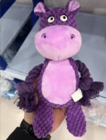 Hipopótamo de Peluche com Som para Cão — Lilás