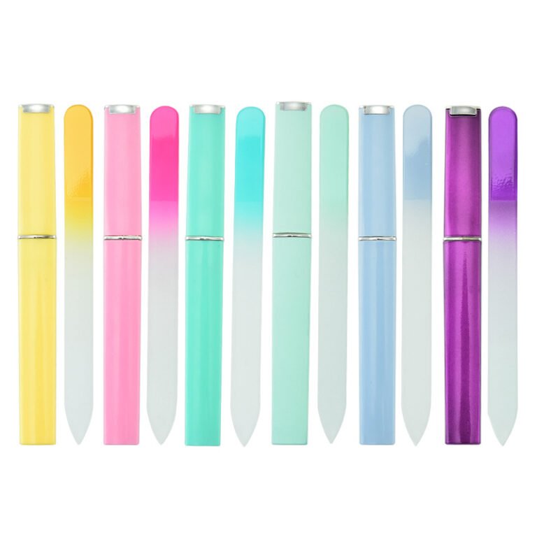 Kit Lixas de Unhas — 3 Lixas de Vidro + Bloco Polidor — imagem 2